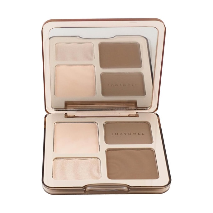 Highlight Contour Palette, Matte & Shimmer Finish 0,32oz. #01 Cool Tones