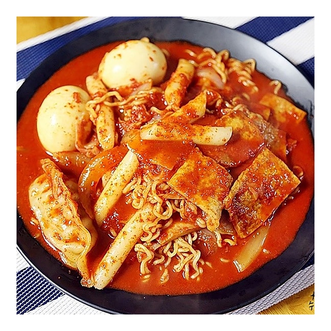 Rabokki Ramen Instant Noodle With Hot Soup Base 4pc 19.05oz