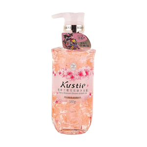 Sakura Petal Body Wash 380g, Brightening & Softening Shower Gel with Long-Lasting Floral Scent