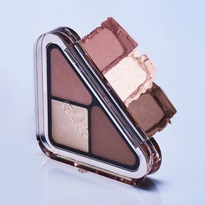 韩国CLIO珂莱欧 焕彩三色眼影盘 日常口袋迷你小三角盘 1.5g #03 Mauve Authentic 奶油香芋 清冷氛围紫棕色