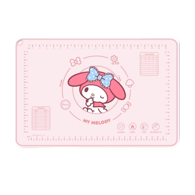 Sanrio Silicone kneading mat Thickening Type 40*60CM-My Melody 1Pc