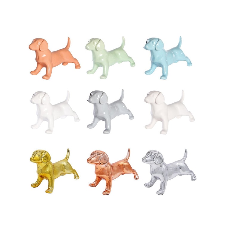 Petorama スタンディングビーグル セラミック犬 ホームデコレーション - ライトグレー 7