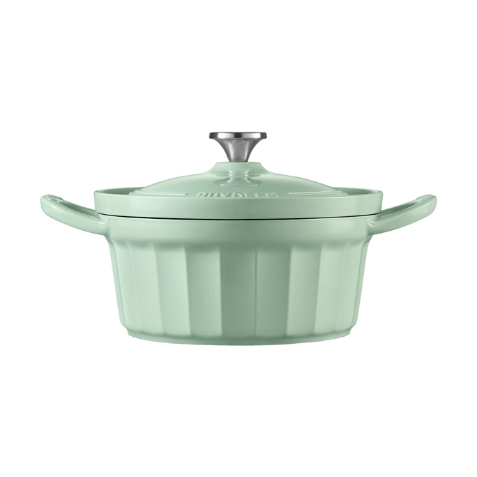 Cast Iron Stew Pot Light Cedar Green 24cm PI31\/A1