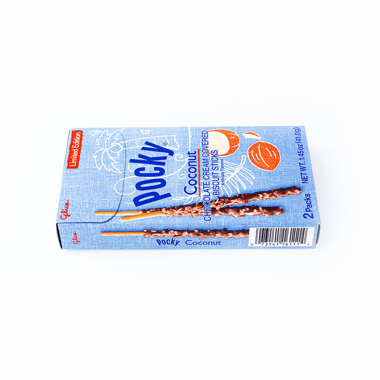 Pocky Coconut Chocolate Cookie Sticks, 1.45 oz 6