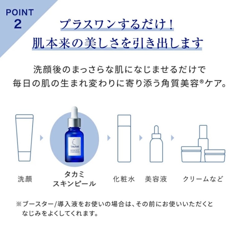【日本直送】日本製 タカミ ニキビ対策 クローズドコメド 毛穴引き締め キューティクルリペア エッセンス 青小瓶 30ml 7