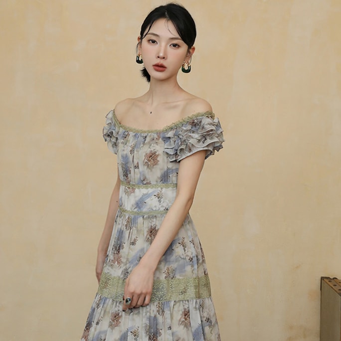[중국 다이렉트 메일] HSPM 새로운 프렌치 드레스 디자인과 컬러 XS