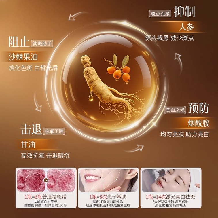 화링 셀렉트 산자나무 연고(중국산 산자나무 크림)는 기미 제거, 미백, 주름 개선에 효과적입니다. [의료 정품 보증] 30g 4