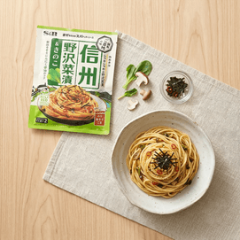 Pasta Sauce, Shinshu Pickled Mushroom Flavor, 2 Servings, 1.76 oz【Garlic Soy Sauce Base Regional Flavor】