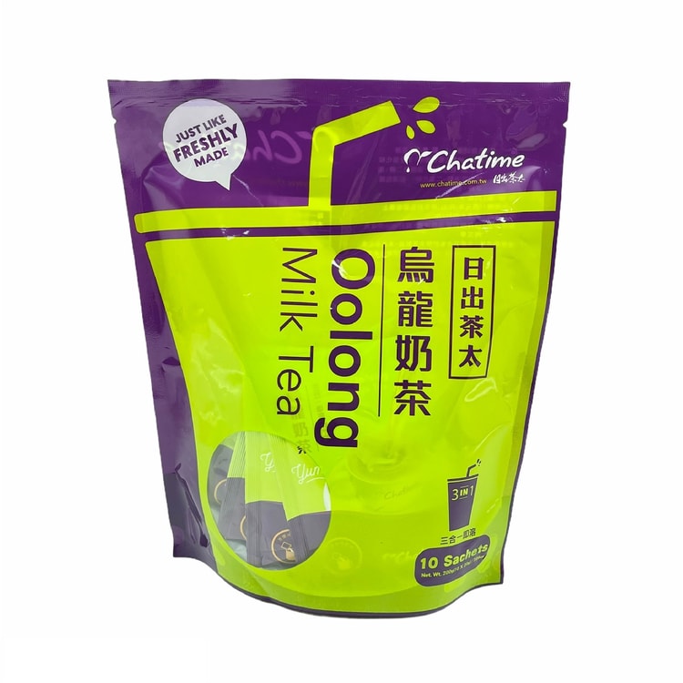 台湾直送】茶泰烏龍ミルクティー 3in1 インスタントドリンク 200g 10個