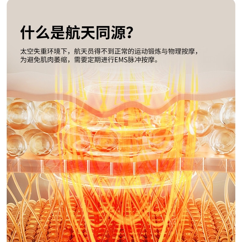 【中国直邮】 妙界 腰部按摩器 多功能理疗脉冲加热款 一个装