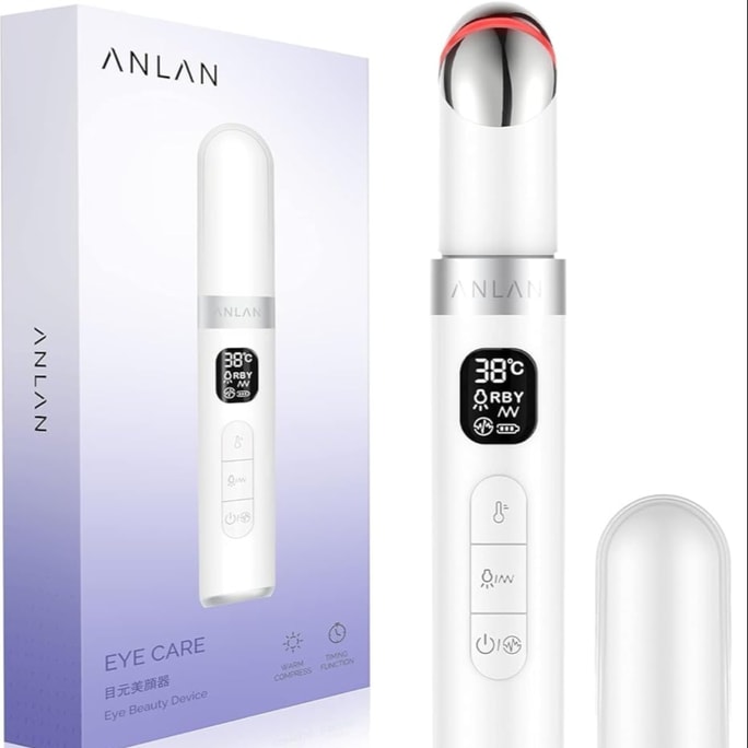 EMS 3 Color Light Hot Eye Massager White 1 Unit