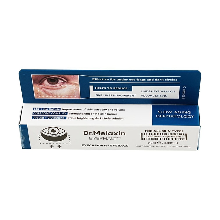 Dr.Melaxin Eyephalt EP Crème Yeux pour Poches, Cernes, Ridules, Lifting Volumateur 8