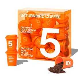 三顿半 超即溶咖啡 美式无蔗糖纯黑咖啡 5号风味  80%深烘焙 24颗装