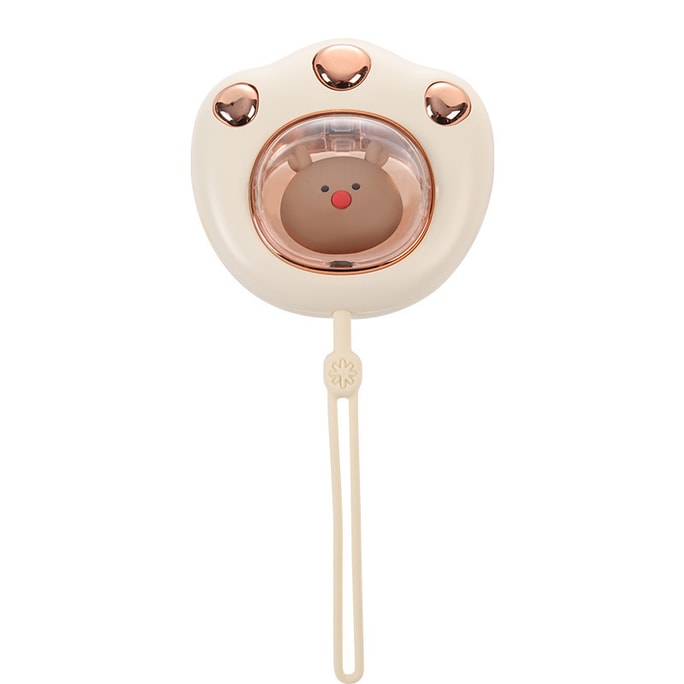 Hand warmer treasure charging treasure two-in-one cute pet cat paw Haoyue white