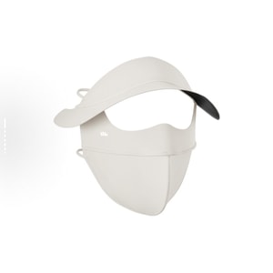 UV Protection Face Mask - Breathable Ice Silk Full Coverage Sun Shield for Women UPF50+ (Warm Beige) 1pc