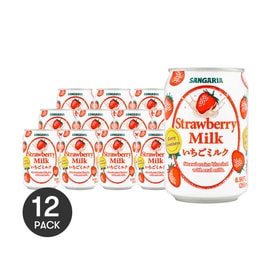 Strawberry Milk 8.96 fl oz*12 [12 Packs][Rich and Creamy ]