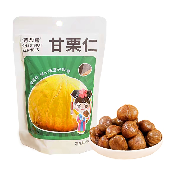【一口爱上】满栗香  甘栗仁袋装即食去壳板栗仁 100g