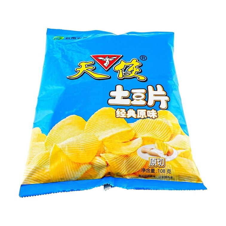 天使 土豆片 原切薯片 经典原味 108g【云南特产】 4