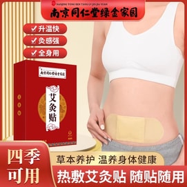 南京同仁堂 艾灸贴 发热艾草贴自发热热敷包宫暖宝宝 5贴/盒