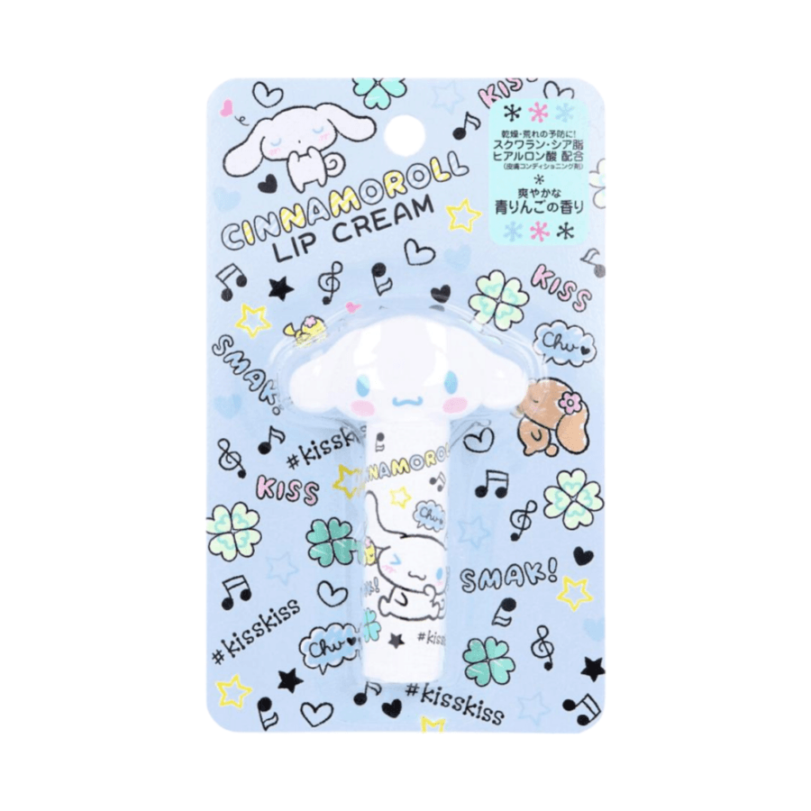 【日本直郵】 日本 SANRIO 冬季保濕唇膏 透明質酸角鯊烷配合 玉桂狗青蘋果口味唇膏 1個裝