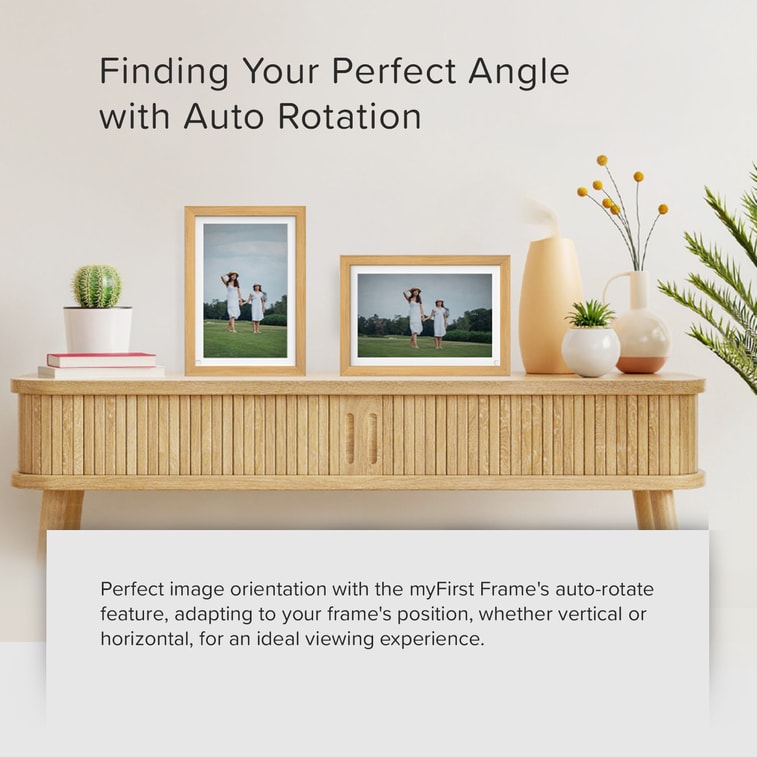 Digital Picture Frame   10.1 Inch w/ Connected App    Frame LiveWhite 7