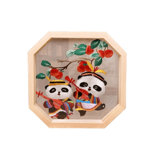Unparalleled Handmade Embroidery Ornament Of Sichuan Intangible Cultural Heritage, Measuring 17 * 17 * 3.8cm