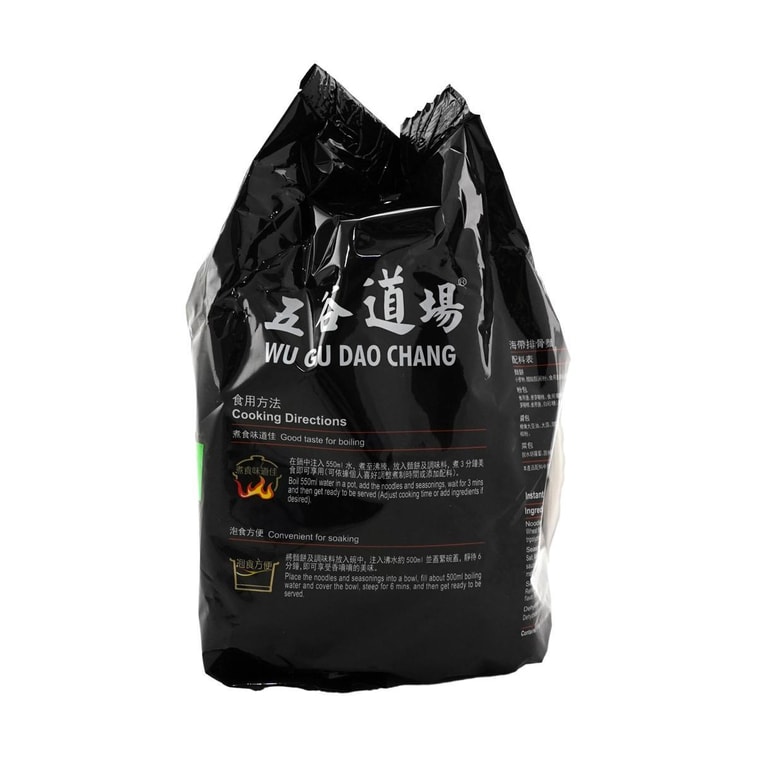 五谷道场 非油炸方便面 海带排骨味 107g*5Bags 7