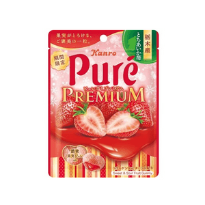 Puregumi Premium Tochigi Strawberry Gummies 54g