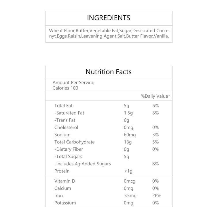 バタークッキー缶 454g 6
