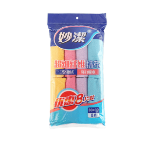 妙洁 超纤抹布 8片装