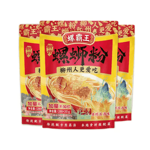 【中国直邮】 螺霸王 柳州原味香螺浓汤螺蛳粉300g*1袋