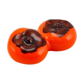 Japanese Ceramic Chopstick Holder Chopstick Stand Chopstick Rest - Persimmon Good Fortune 5.6*3*1.5CM