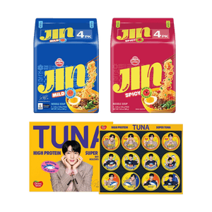 【밸류 팩】순한 진라면 - 한국식 인스턴트 누들, 4팩* 4.23oz