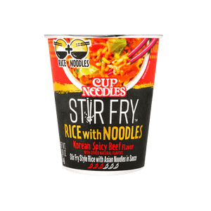 日本NISSIN日清 杯面炒饭 韩国辣牛肉味 76g【方便面的神奇吃法】