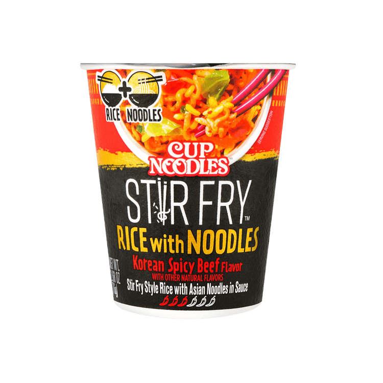 Nissin Cup Rice & Noodle: Korean Spicy Beef