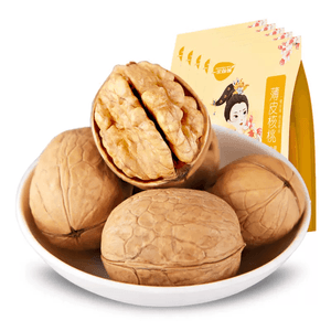 【中国直邮】 一果倾城 薄皮核桃阿克苏特产薄皮奶香核桃孕妇休闲零食500壳*1袋