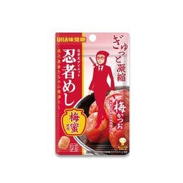 UHA Ninja Meshi Ume Katsuo Flavored Hard Gummy Candy 20g