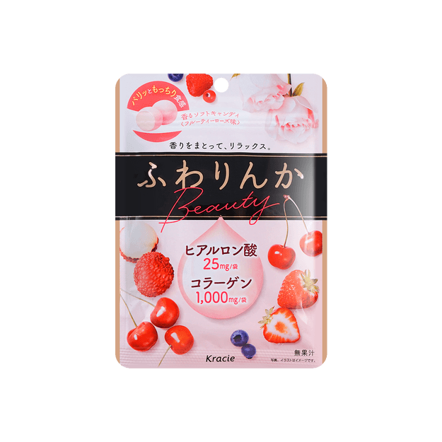 商品详情 - 日本KRACIE嘉娜宝 玫瑰果味 味觉糖 60g - image  0