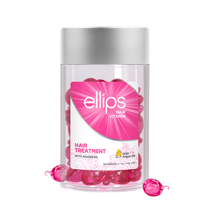 Hair Care Essential Oil capsule 1ml*50 PCS/bottle Pink - Repair Damage