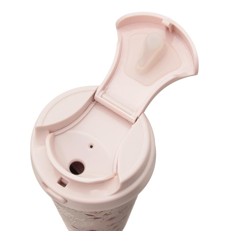 SAKURA2026 ステンレス製テイクアウトボトル、ピンクベージュ＆ゴールド 473ml 11