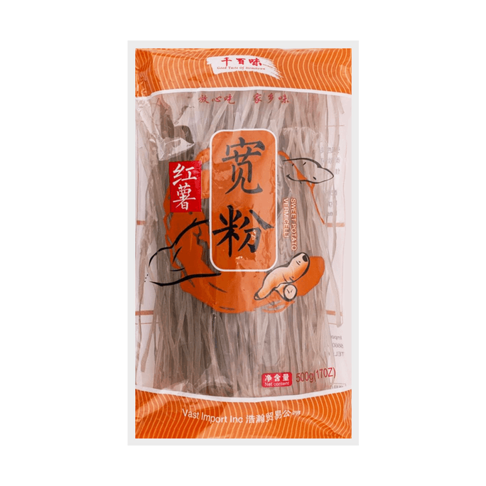 千百味 粉红薯宽粉 500g