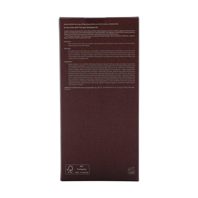 씨솔트 테라피 샴푸, 상쾌한 향, 딥 클렌징, 510ml 6