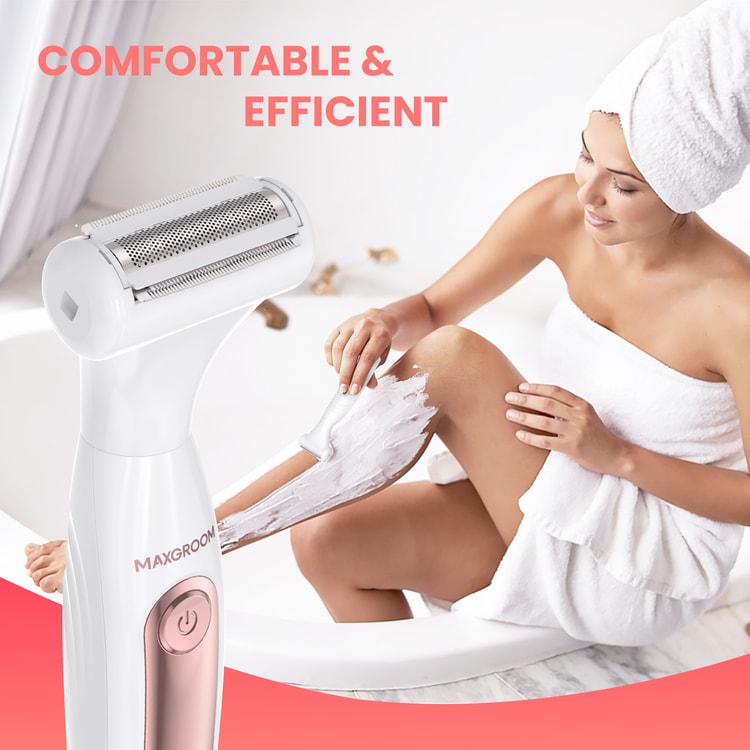 Women's Shaving Kit Interchangeable Head Design Full Body Shaving