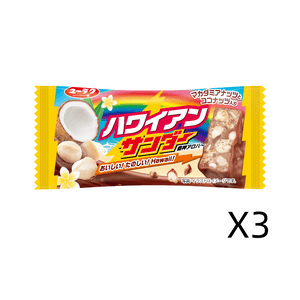 有楽製菓（日本） - 期間限定 ハワイアントロピカルフルーツ風味 トールチョコレートバー（3個パック）