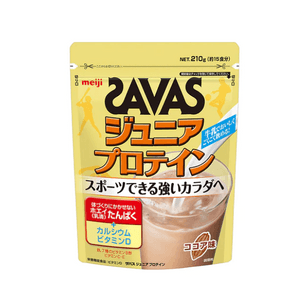 [일본에서 온 다이렉트 메일] MEIJI SAVAS 프로틴 파우더 초콜릿 맛 약 15개/210g