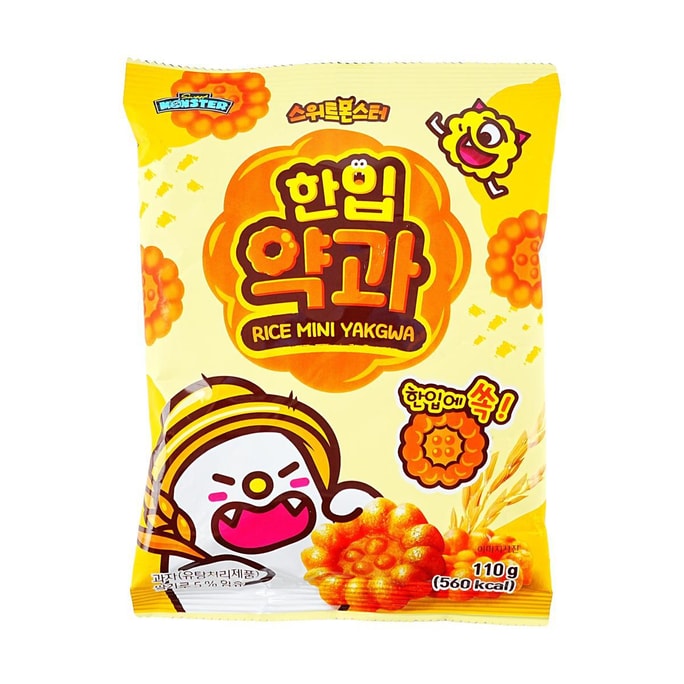 韩国SWEET MONSTER 韩式蜂蜜药果 迷你饼干 110g