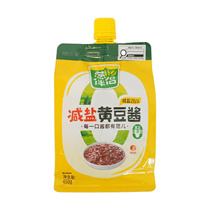 Reduced Sodium Soybean Paste 15.87oz 【26% Less Salt】【Zero Additives】【With Real Soybean Chunks】