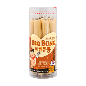 WANG Fish Cake/Sausage BBQ Flavor 10 Sticks 12 oz