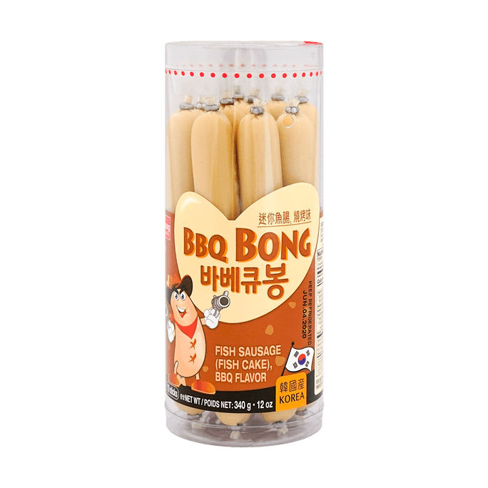 WANG Fish Cake/Sausage BBQ Flavor 10 Sticks 12 oz