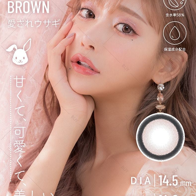 【日本美瞳/日本直郵】Flurry by colors 日拋美瞳 Half Ash Green 混血灰奶綠“灰色系”10片裝 度數-3.25(325)預定3-5天 DIA:14.1mm | BC:8.6mm
